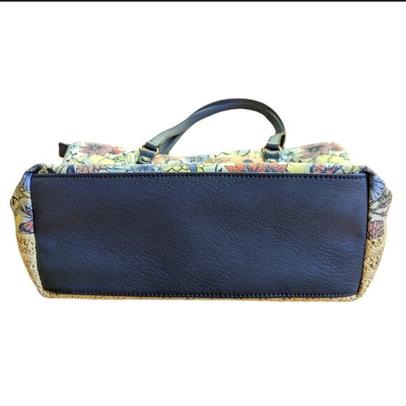 Sakroots Boho Spring Butterfly Floral Woven Jute Tote Shoulder Bag - Picture 3 of 8